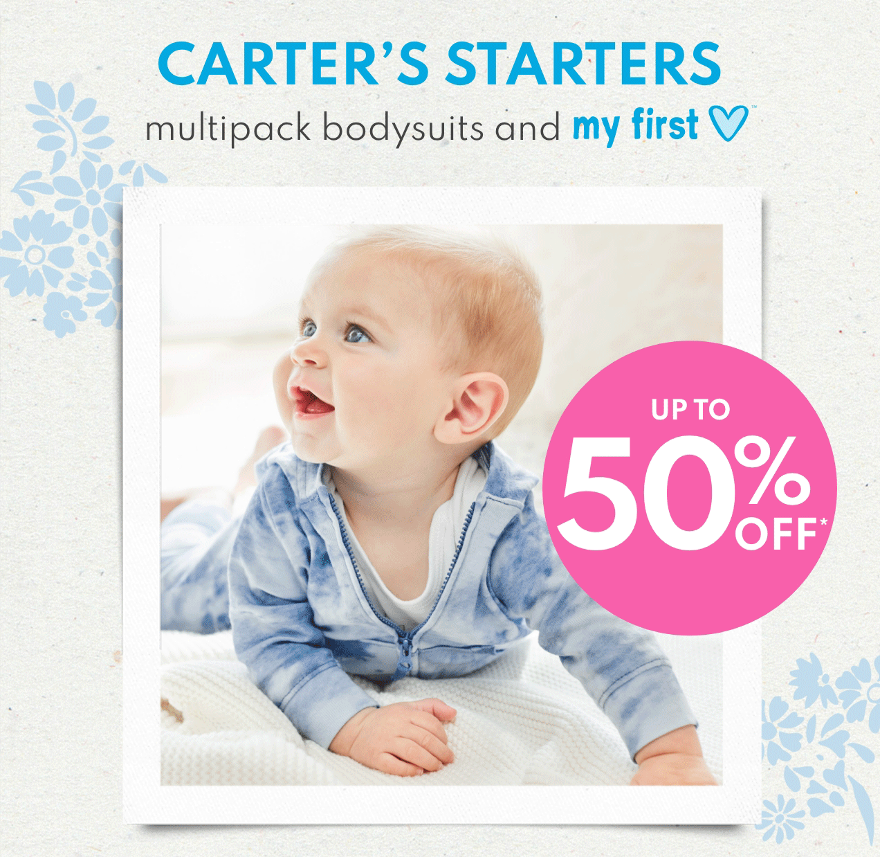 CARTER'S STARTERS | multipack bodysuits and my first love | UP TO 50% OFF* 
