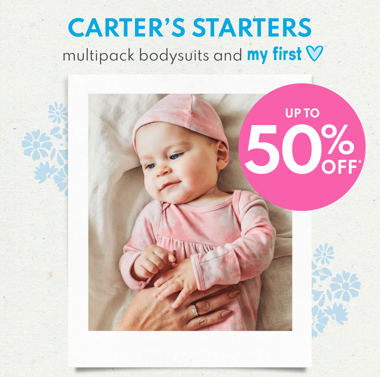 CARTER'S STARTERS | multipack bodysuits and my first love | UP TO 50% OFF* 