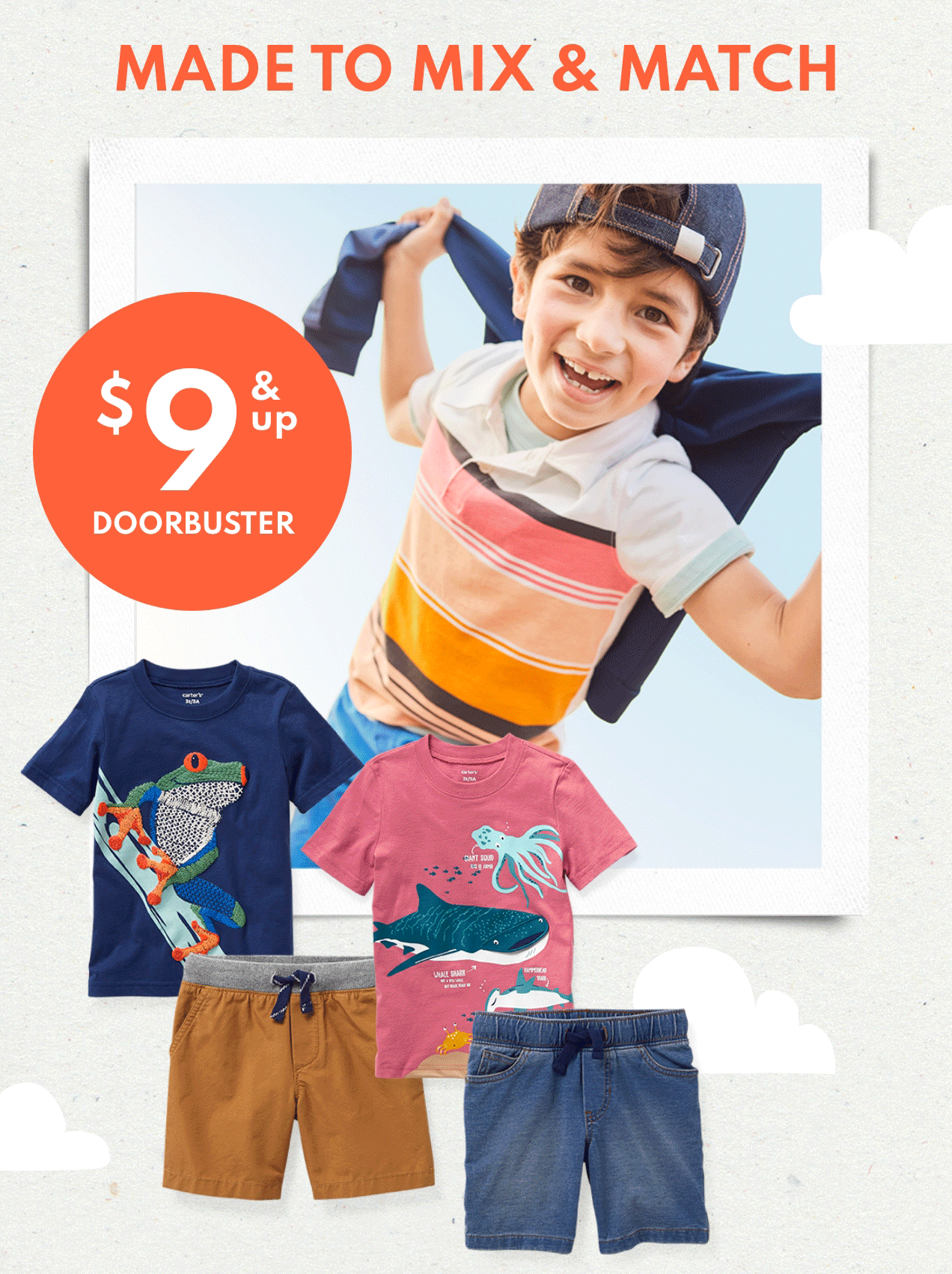 MADE TO MIX & MATCH | $9 & up DOORBUSTER 