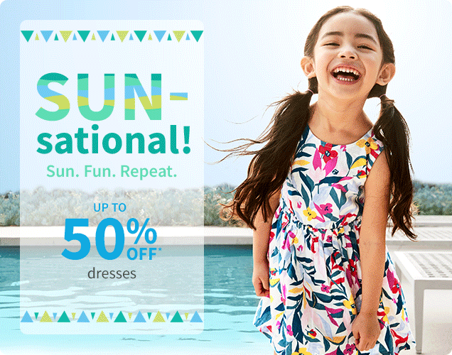 SUN-sational! | Sun. Fun. Repeat. | UP TO 50% OFF* dresses 