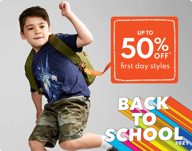 UP TO 50% OFF* | first day styles | BACK TO SCHOOL 2021