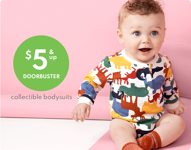 $5 & up DOORBUSTER | collectible bodysuits