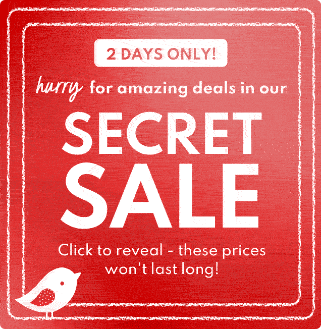 2 DAYS ONLY! | hurry for amazing deals in our | SECRET SALE | Click to reveal - these prices won't last long!