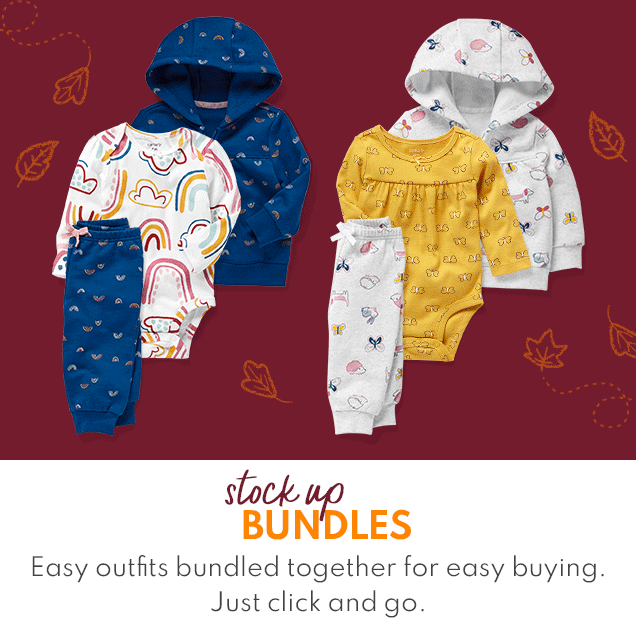 stock up BUNDLES | Easy outfits bundled together for easy buying. Just click and go.