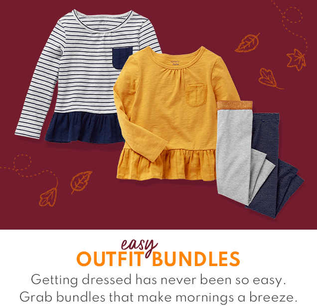 easy OUTFIT BUNDLES | Getting dressed has never been so easy. Grab bundles that make mornings a breeze.