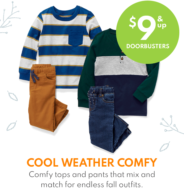 COOL WEATHER COMFY | Comfy tops and pants that mix and match for endless fall outfits.