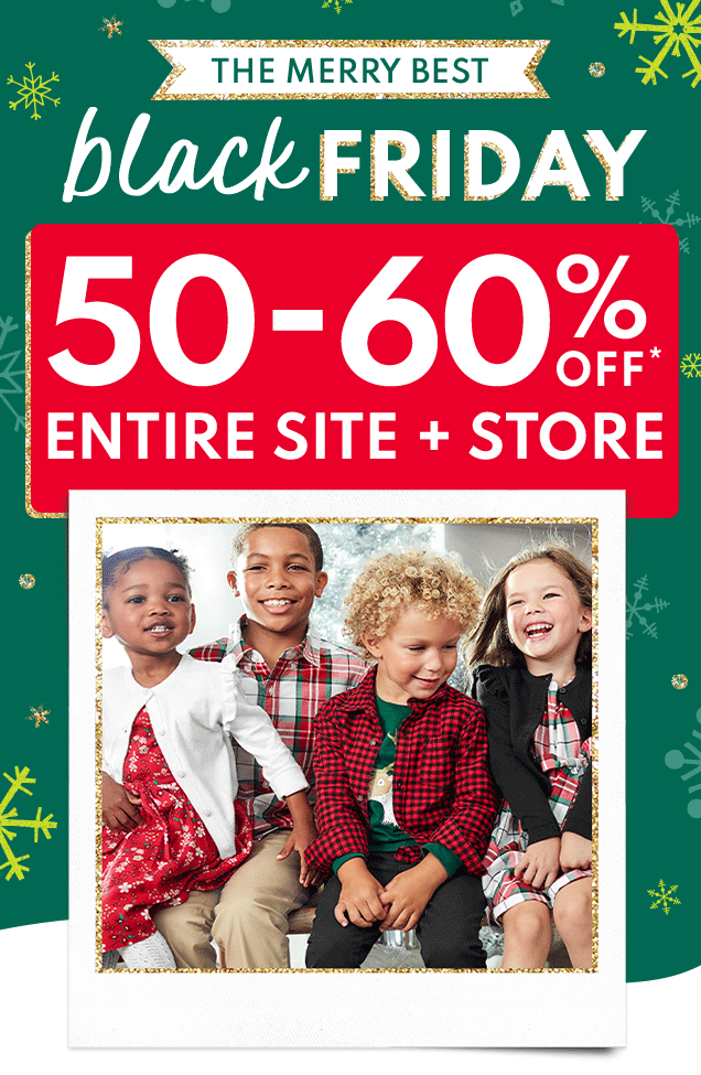THE MERRY BEST | black FRIDAY | 50-60% OFF* | ENTIRE SITE + STORE 