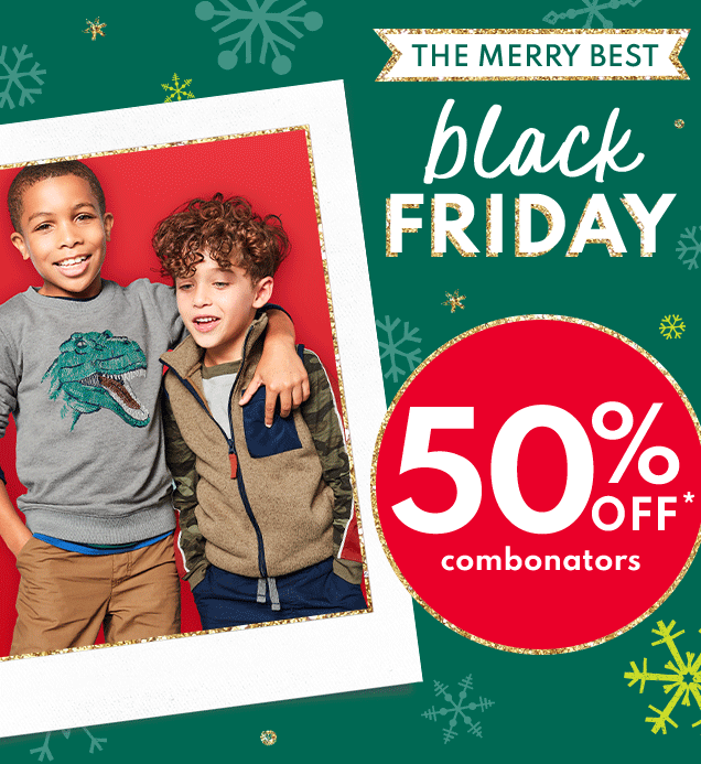 THE MERRY BEST | black FRIDAY | 50% OFF* | combonators