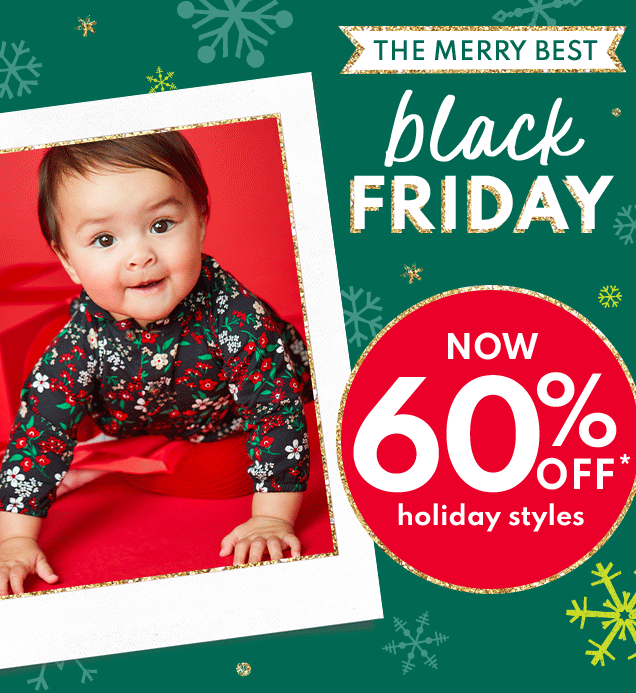 THE MERRY BEST | black FRIDAY | NOW 60% OFF* | holiday styles