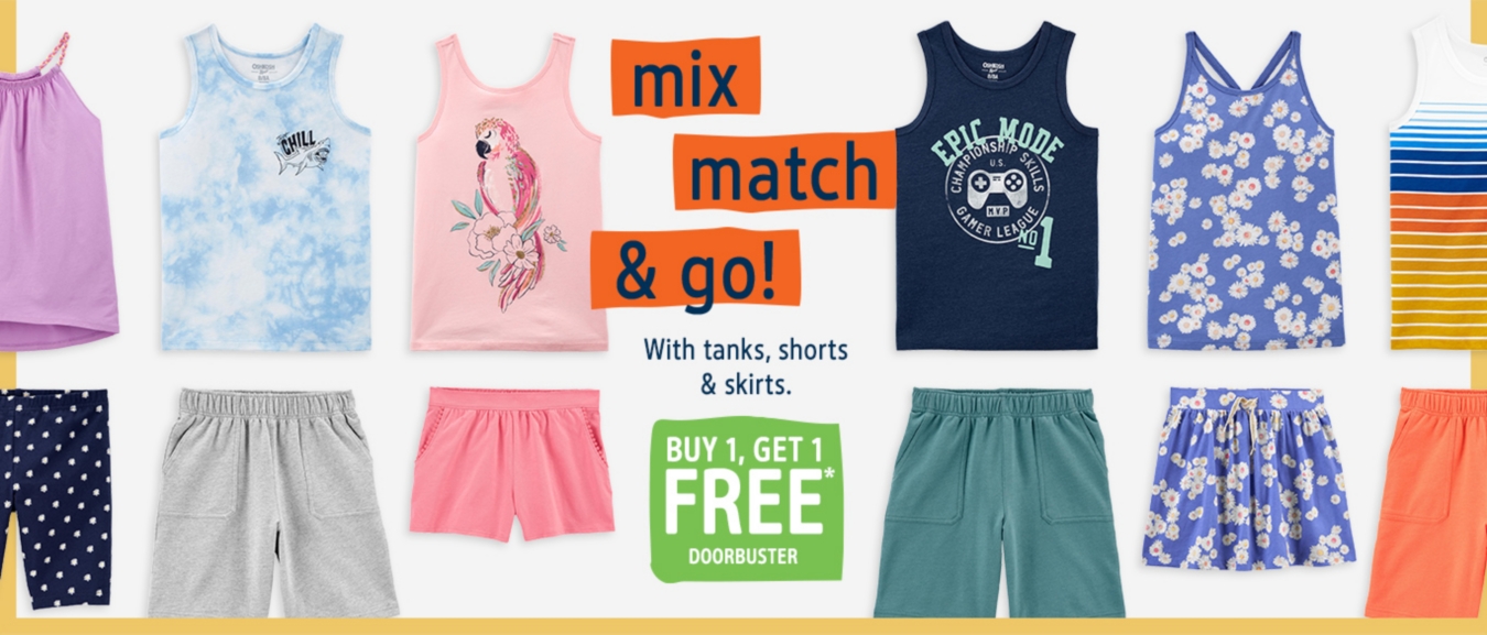 all about easy shorts, tees & warm-weather faves $8 and up