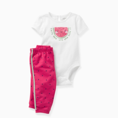Carter's NWT 3M Infant baby Girl Floral Top Pant Jegging Set $24 