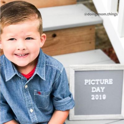 preschool picture day outfit girl
